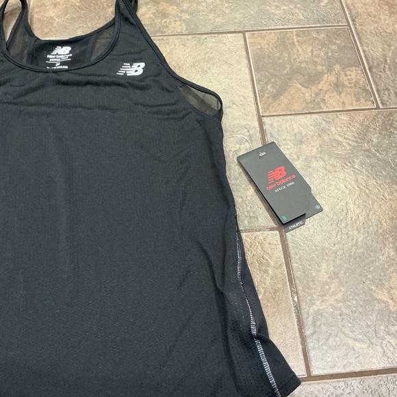 😳BUY 1,GET 2 FREE😳 New Balance Black Athletic Tank - Picture 3 of 4